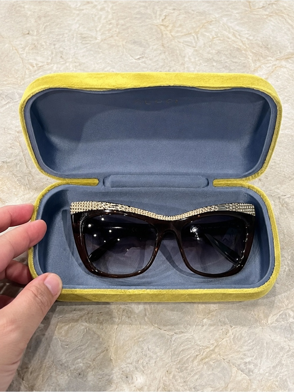 Roberto Cavalli Muscida 921S-A 50F Brown Gold Sunglasses 56-17-135 w/ Case